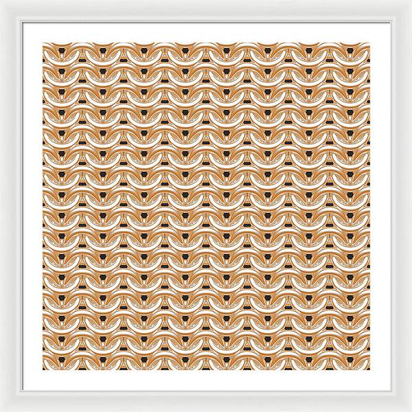 Sunkissed Maille Framed Print