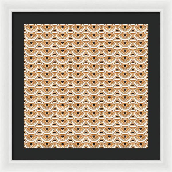Sunkissed Maille Framed Print