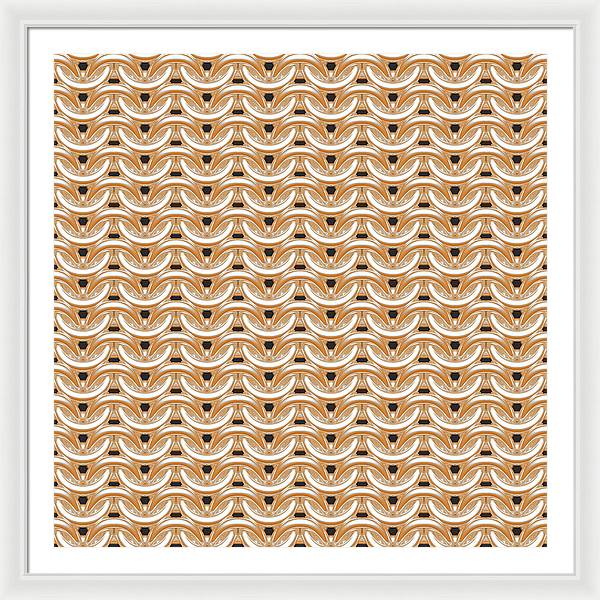 Sunkissed Maille Framed Print