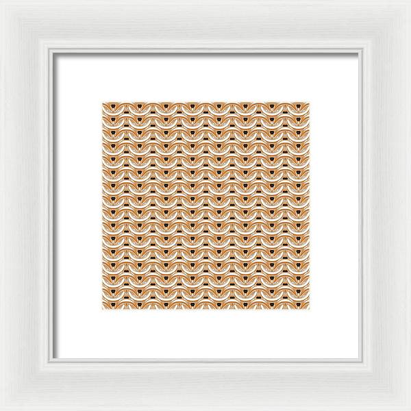 Sunkissed Maille Framed Print