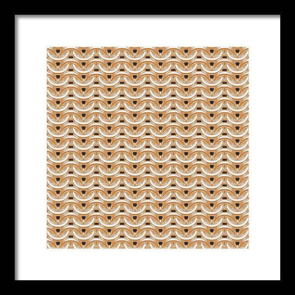 Sunkissed Maille Framed Print