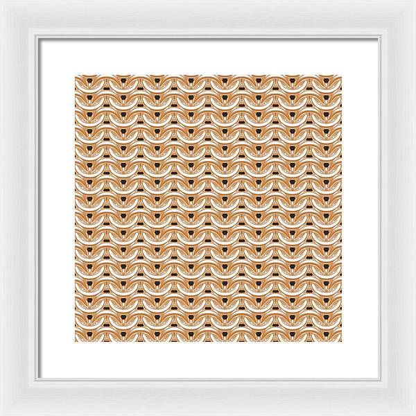 Sunkissed Maille Framed Print