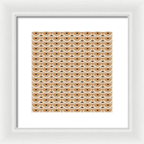 Sunkissed Maille Framed Print