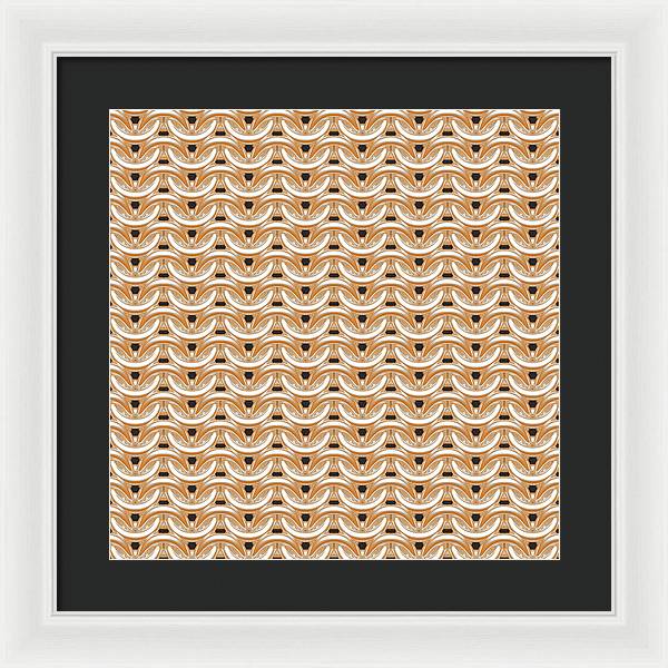 Sunkissed Maille Framed Print