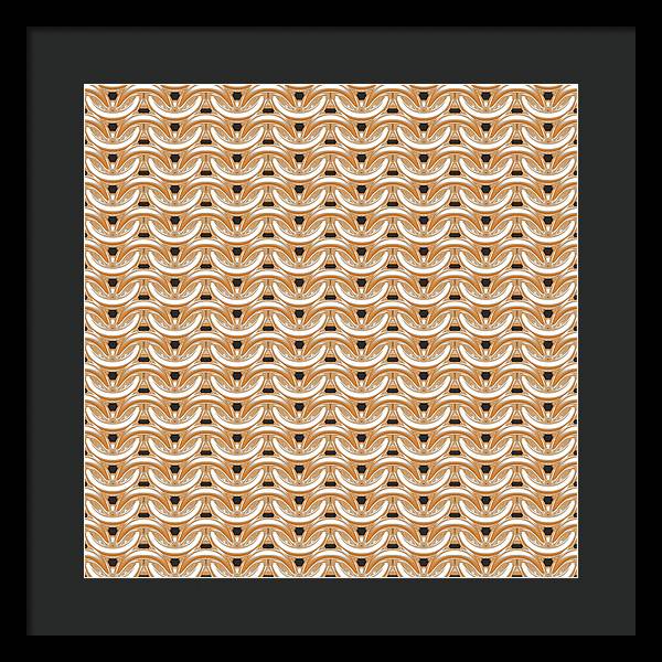 Sunkissed Maille Framed Print