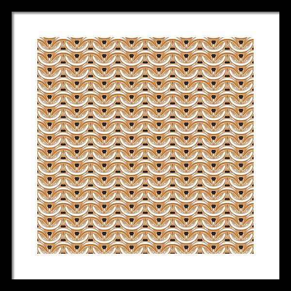 Sunkissed Maille Framed Print