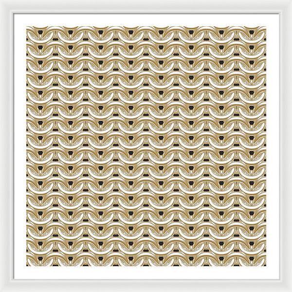 Sunshine Maille Framed Print