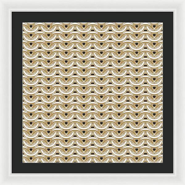 Sunshine Maille Framed Print