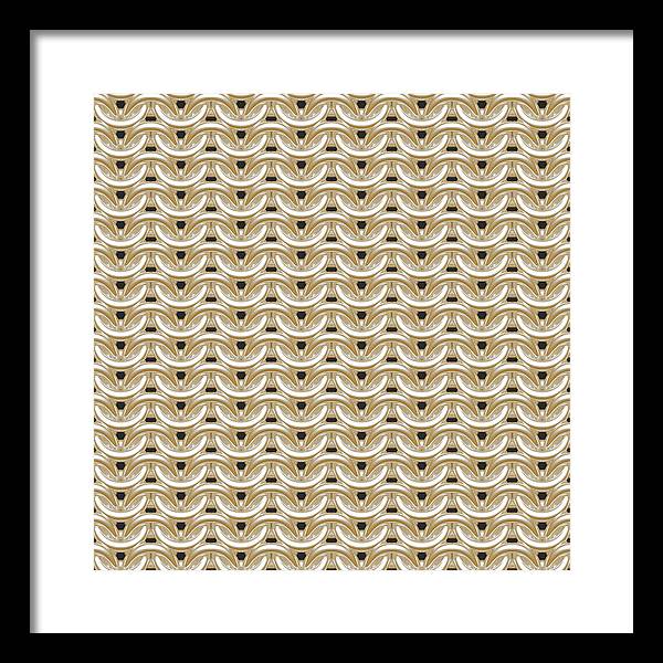 Sunshine Maille Framed Print