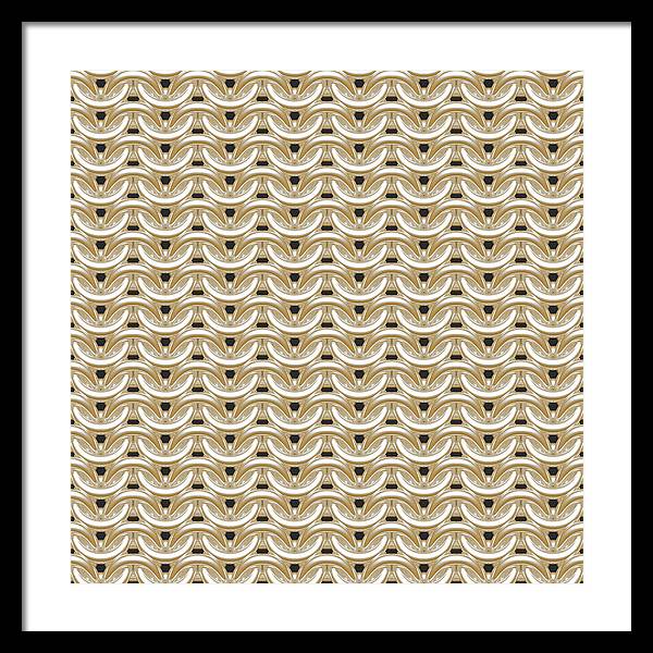 Sunshine Maille Framed Print