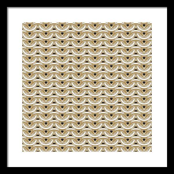 Sunshine Maille Framed Print