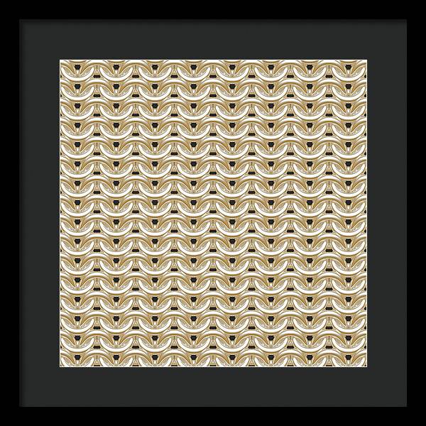 Sunshine Maille Framed Print