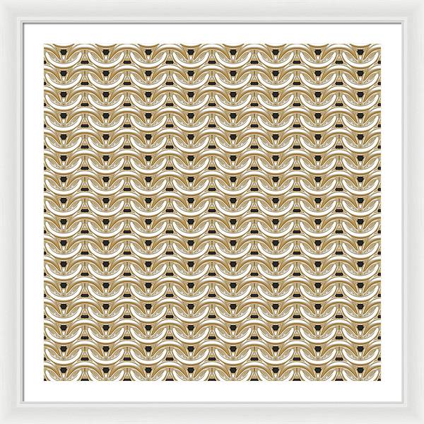 Sunshine Maille Framed Print