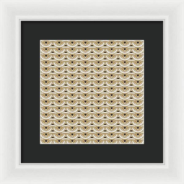 Sunshine Maille Framed Print