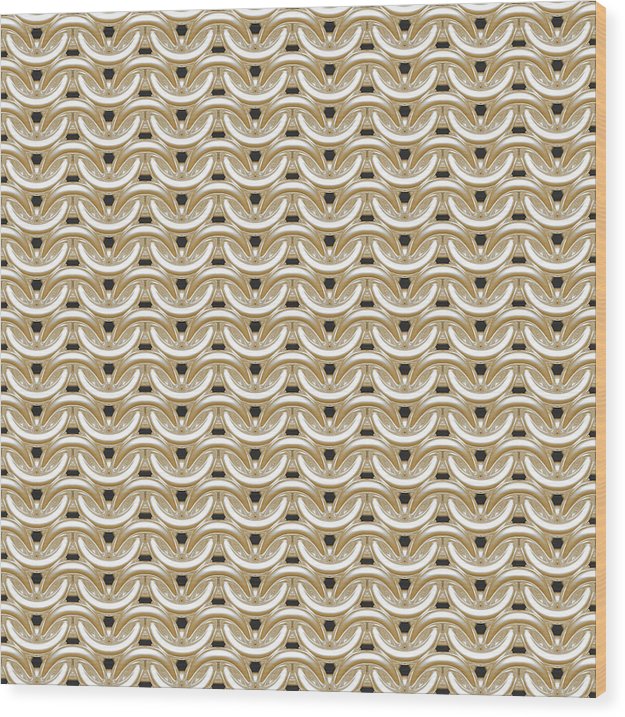 Sunshine Maille Wood Print