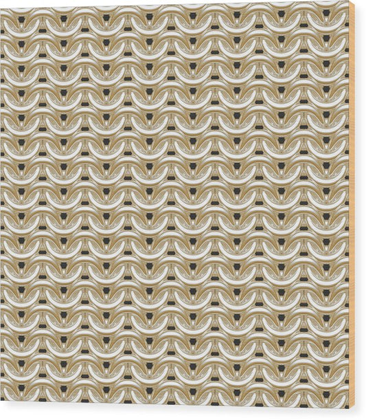 Sunshine Maille Wood Print