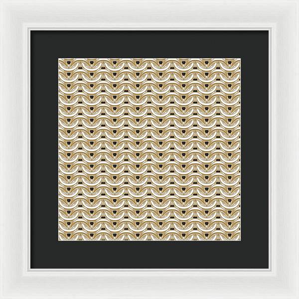 Sunshine Maille Framed Print