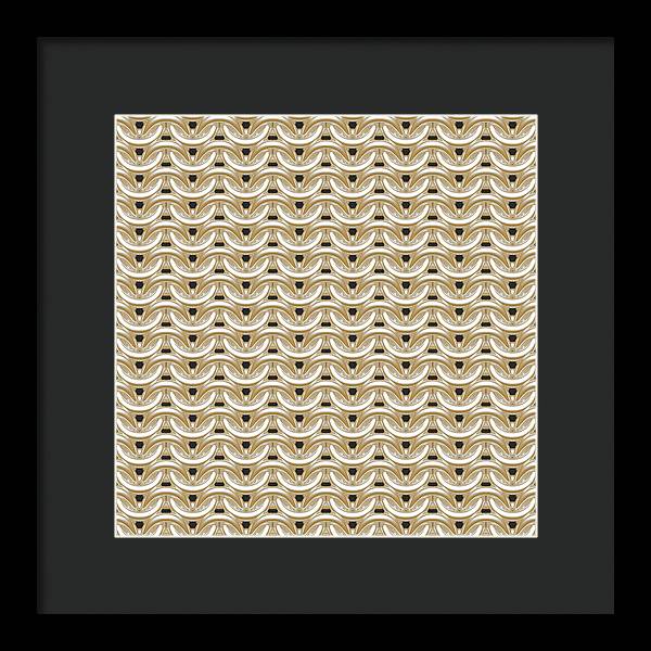 Sunshine Maille Framed Print
