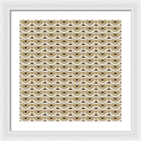 Sunshine Maille Framed Print