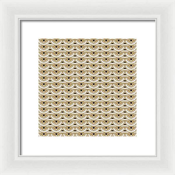 Sunshine Maille Framed Print