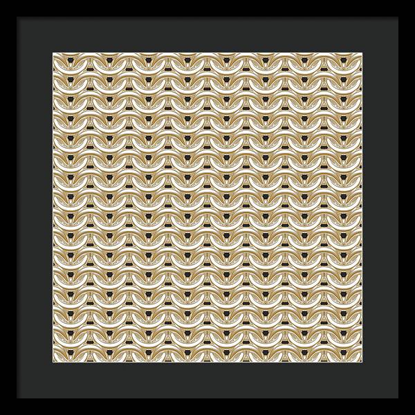 Sunshine Maille Framed Print
