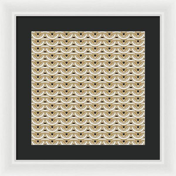 Sunshine Maille Framed Print