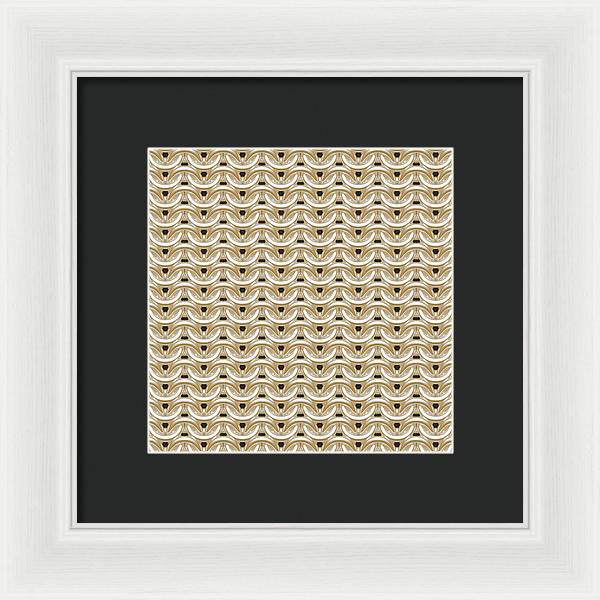 Sunshine Maille Framed Print