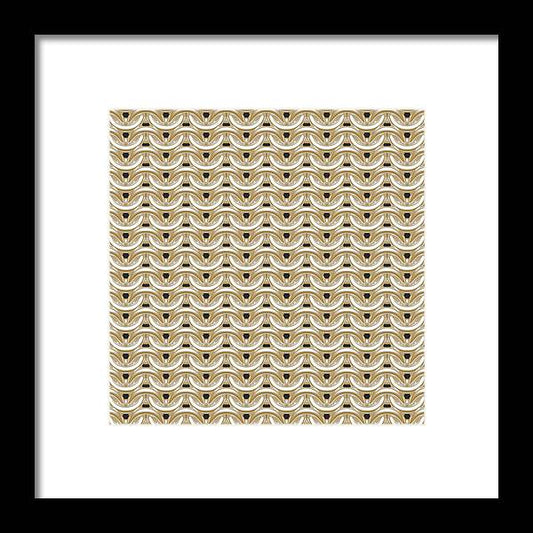 Sunshine Maille Framed Print
