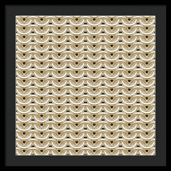 Sunshine Maille Framed Print