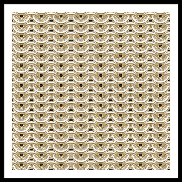 Sunshine Maille Framed Print
