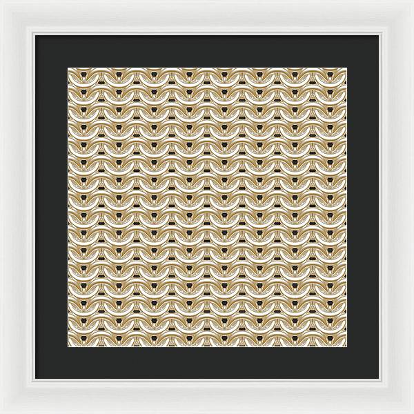 Sunshine Maille Framed Print