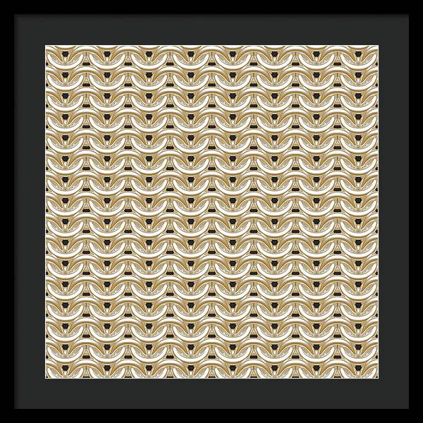Sunshine Maille Framed Print