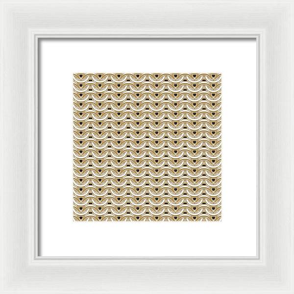 Sunshine Maille Framed Print