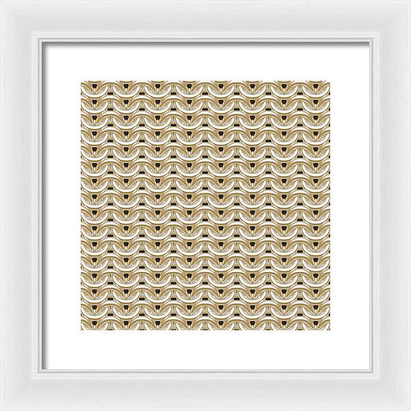 Sunshine Maille Framed Print
