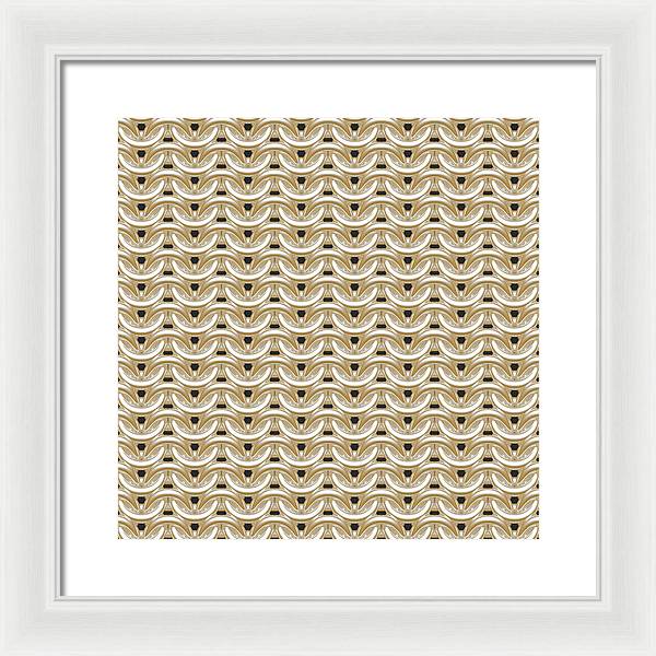 Sunshine Maille Framed Print