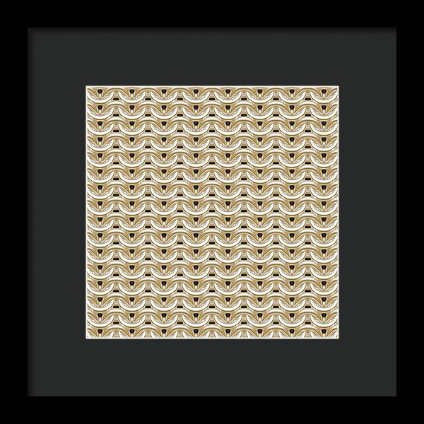 Sunshine Maille Framed Print