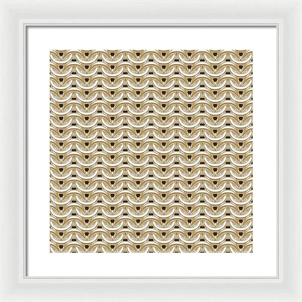 Sunshine Maille Framed Print