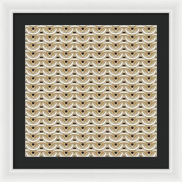 Sunshine Maille Framed Print