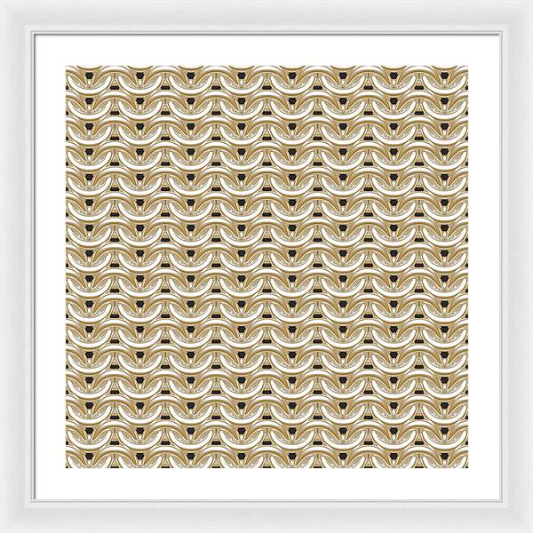 Sunshine Maille Framed Print
