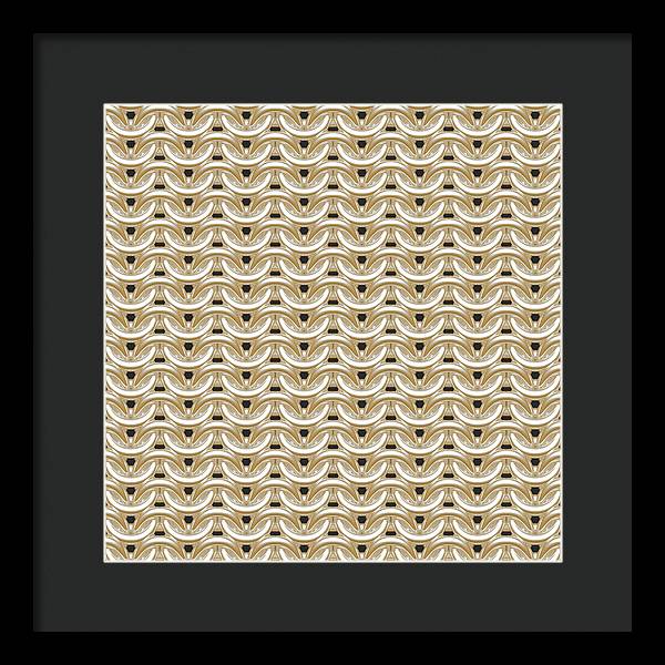 Sunshine Maille Framed Print