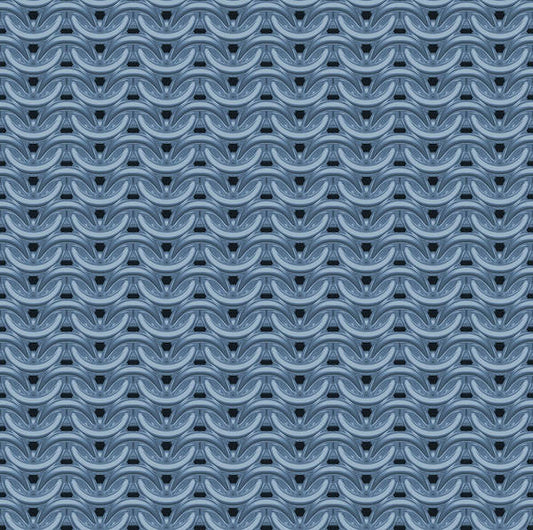 Twilight Blue Maille Art Print