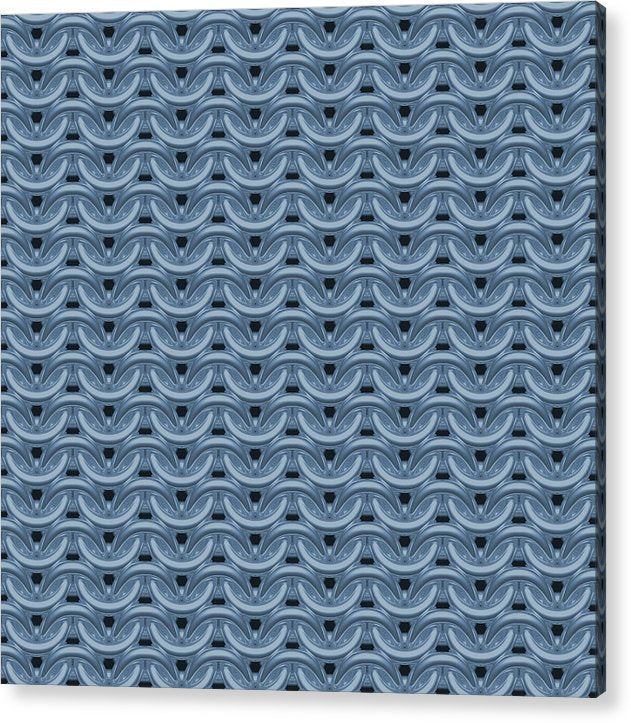 Twilight Blue Maille Acrylic Print