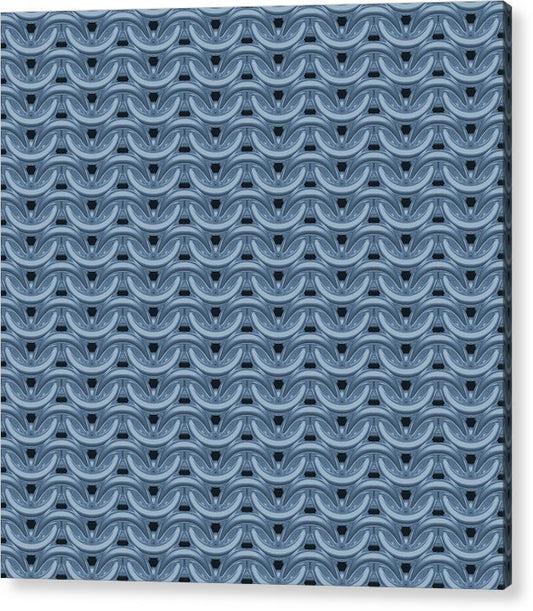 Twilight Blue Maille Acrylic Print