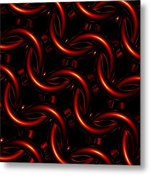 Vermilion Maille - Metal Print