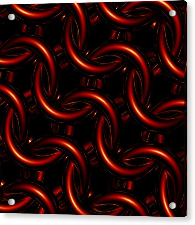Vermilion Maille - Acrylic Print