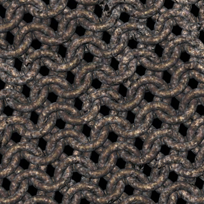 Salt Corroded Chainmaille Print