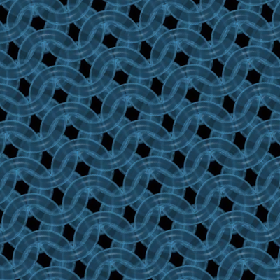 Water Bubble Chainmaille Print