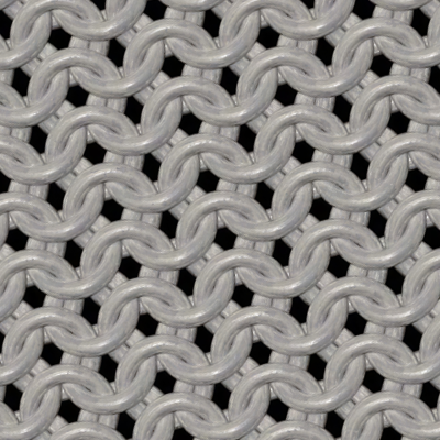 Painted Leather Chainmaille Print