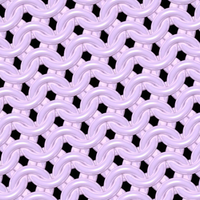 Candy Pink Chainmaille Print