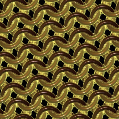 Tortoiseshell Chainmaille Print